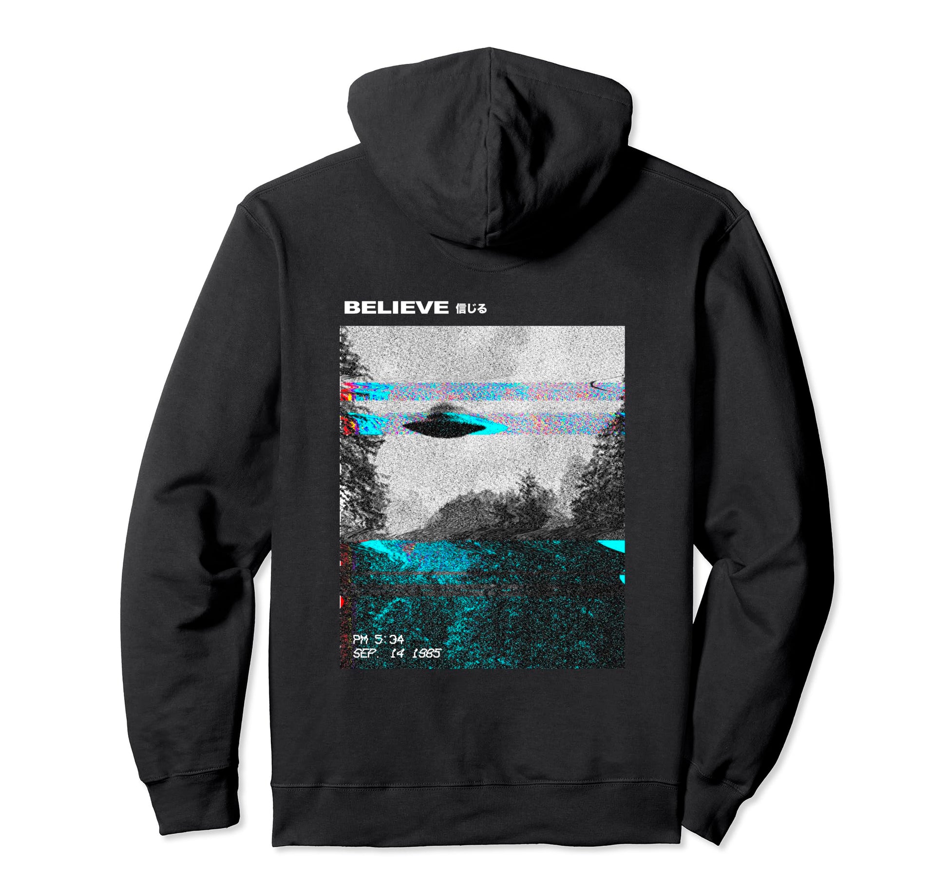 Ufo Vaporwave Aesthetic Japanese 80S Hoodie - Aesthetic Graphic for Adults - T-Shirt, Sweatshirt, Hoodie