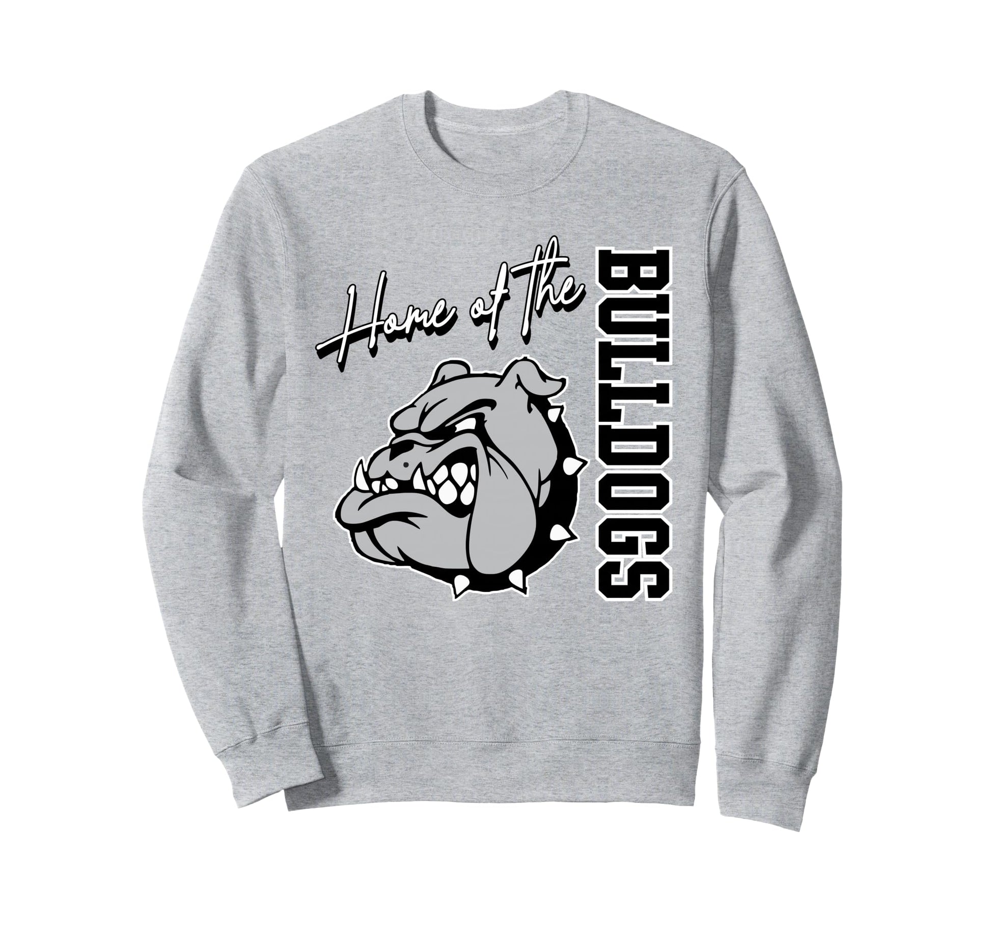 Home Bulldogs Mascot Game Day Sports Sweatshirt - Aesthetic Graphic Unisex - T-Shirt, Sweatshirt, Hoodie