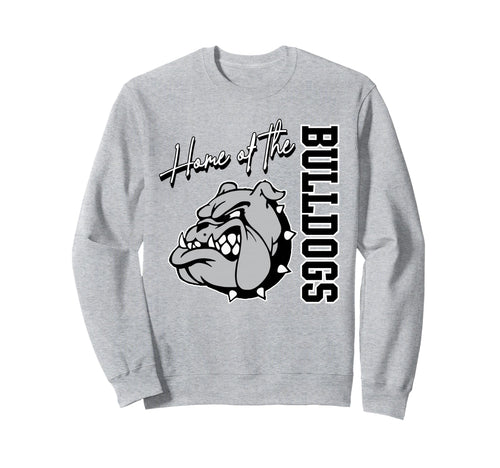 Home Bulldogs Mascot Game Day Sports Sweatshirt - Aesthetic Graphic Unisex - T-Shirt, Sweatshirt, Hoodie
