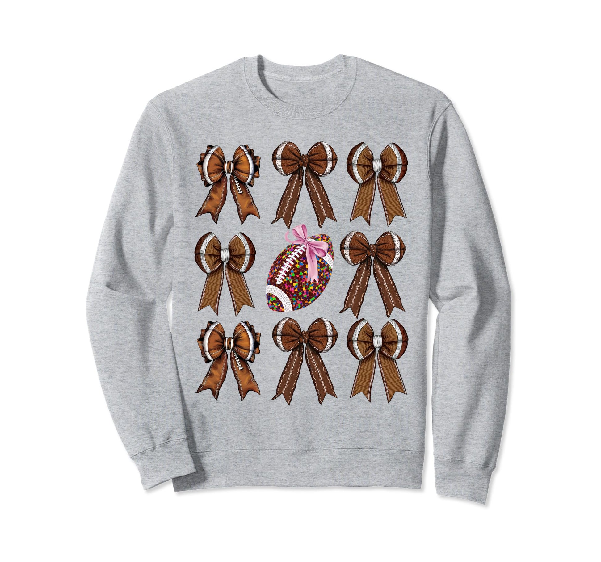 Womens Moms Coquette Bow Sweatshirt - Casual Everyday Wear Men Women - T-Shirt, Sweatshirt, Hoodie