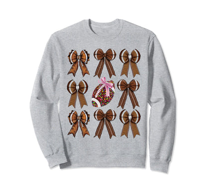 Womens Moms Coquette Bow Sweatshirt - Casual Everyday Wear Men Women - T-Shirt, Sweatshirt, Hoodie