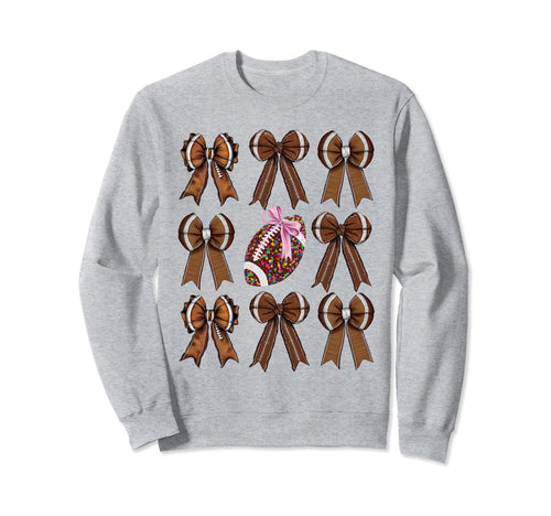 Womens Moms Coquette Bow Sweatshirt - Casual Everyday Wear Men Women - T-Shirt, Sweatshirt, Hoodie
