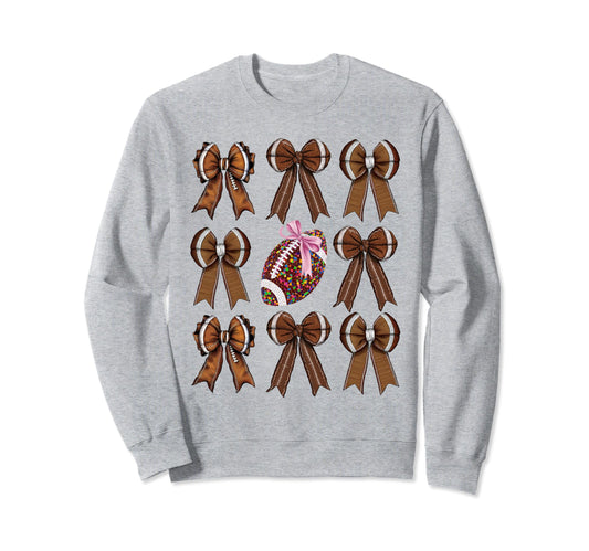 Womens Moms Coquette Bow Sweatshirt - Casual Everyday Wear Men Women - T-Shirt, Sweatshirt, Hoodie