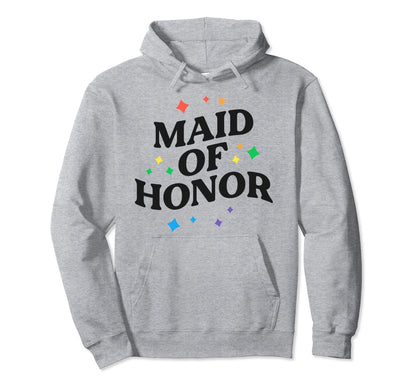 Maid Honor Lesbian Bachelorette Party Hoodie - Casual Everyday Wear Unisex - T-Shirt, Sweatshirt, Hoodie