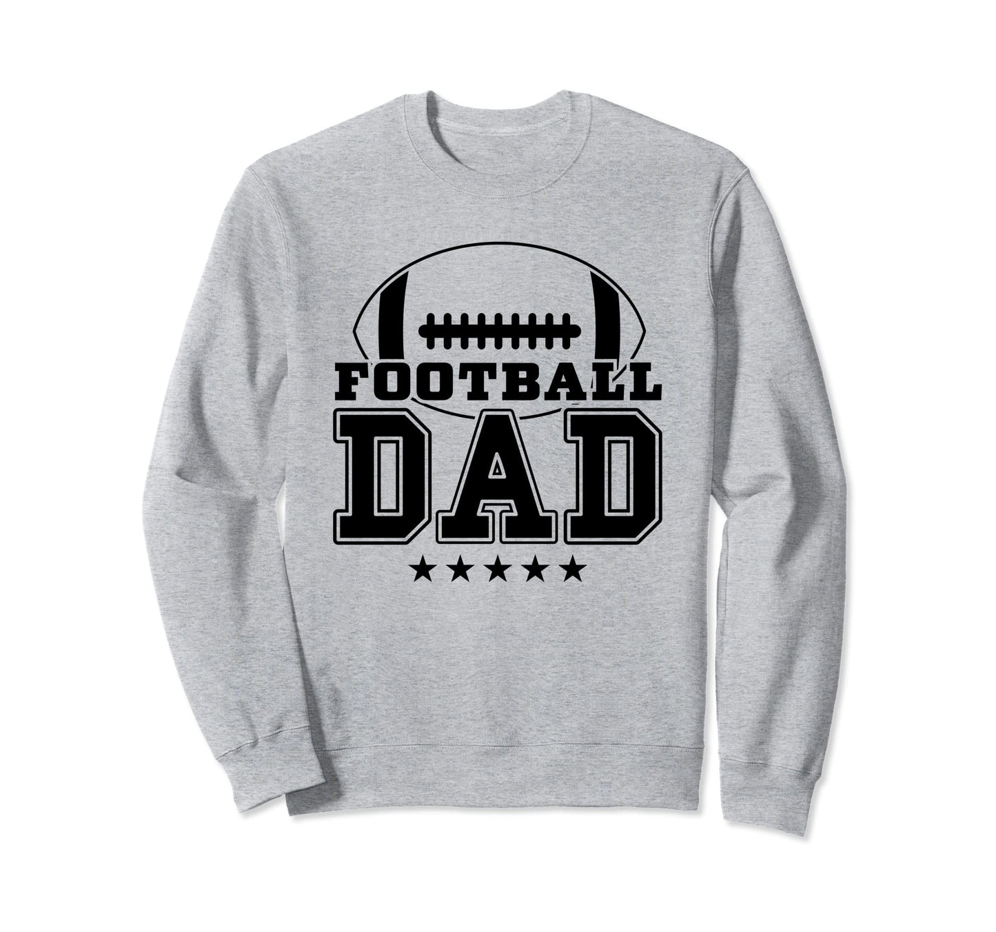 Football Dad American Football Sweatshirt - Aesthetic Graphic for Adults - T-Shirt, Sweatshirt, Hoodie