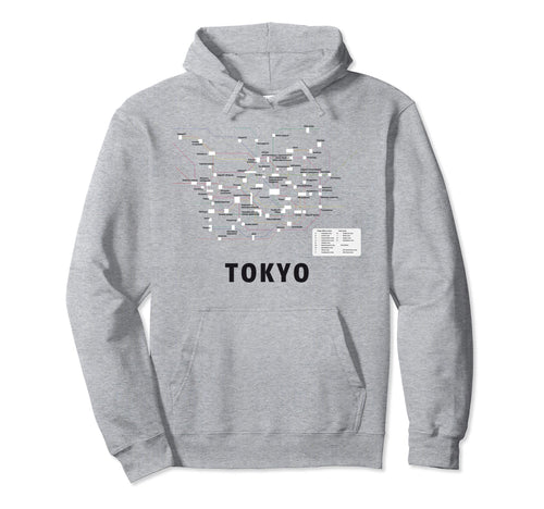 Tokyo City Japan Tokyo Underground Subway Hoodie - Unique Graphic Unisex - T-Shirt, Sweatshirt, Hoodie