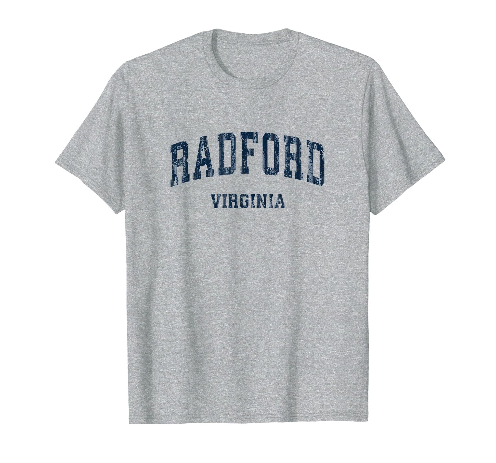 Radford Virginia Va Varsity Sports Navy T-Shirt - Trendy Graphic Unisex - T-Shirt, Sweatshirt, Hoodie