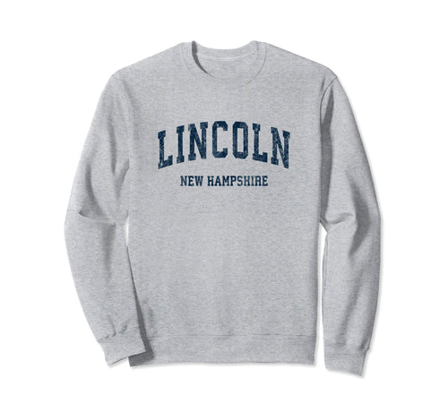 Lincoln New Hampshire Nh Varsity Sweatshirt - Aesthetic Graphic Unisex - T-Shirt, Sweatshirt, Hoodie