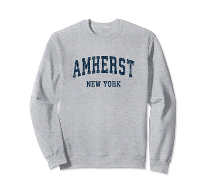 Amherst New York Ny Varsity Sports Sweatshirt - Custom Art Print Unisex - T-Shirt, Sweatshirt, Hoodie