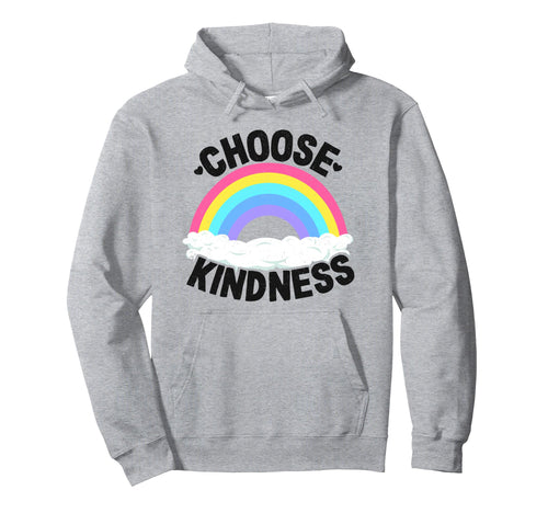 Positive Anti Bullying Rainbow Peace Hoodie - Streetwear Style Unisex - T-Shirt, Sweatshirt, Hoodie
