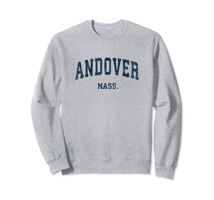 Andover Massachusetts Ma Varsity Sweatshirt - Graphic Print Men Women - T-Shirt, Sweatshirt, Hoodie