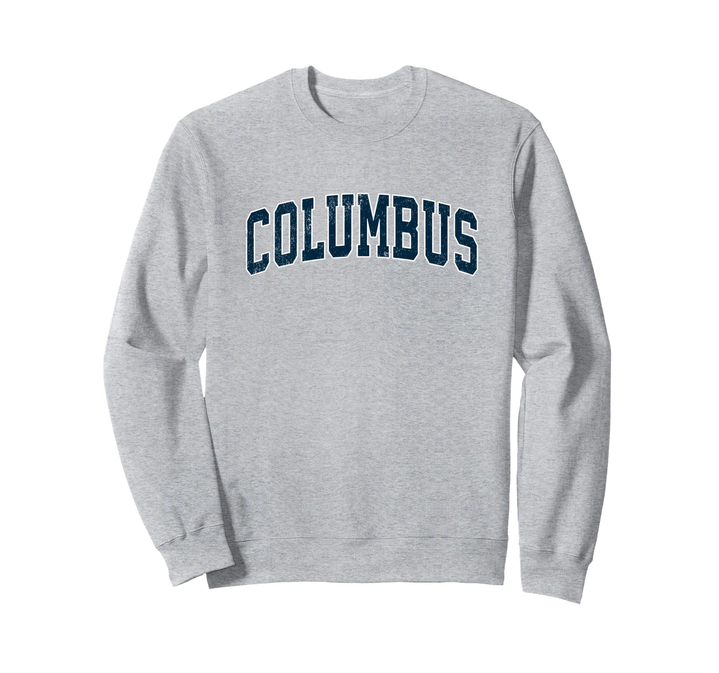 Columbus Ohio Oh Varsity Sports Navy Sweatshirt - Custom Art Print Unisex - T-Shirt, Sweatshirt, Hoodie