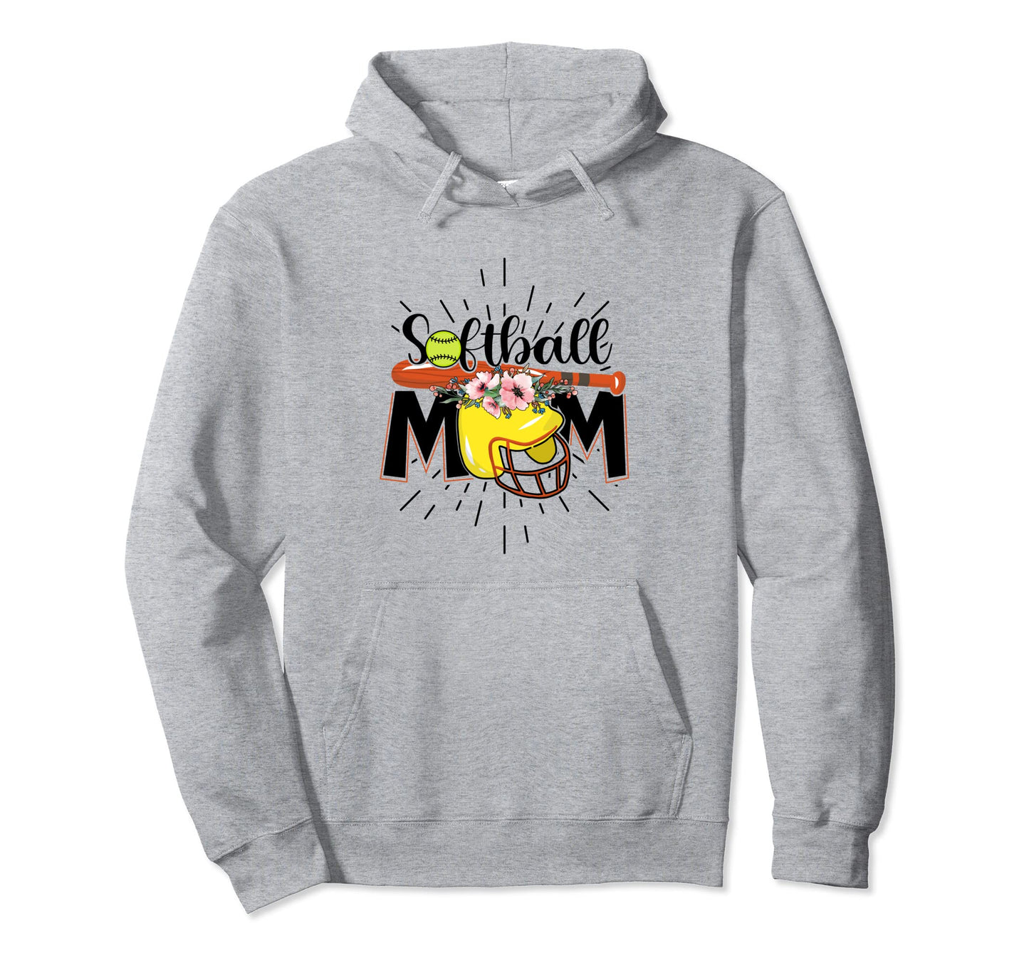 Softball Mom Game Player Mothers Day Hoodie - Fun Novelty Design Unisex - T-Shirt, Sweatshirt, Hoodie