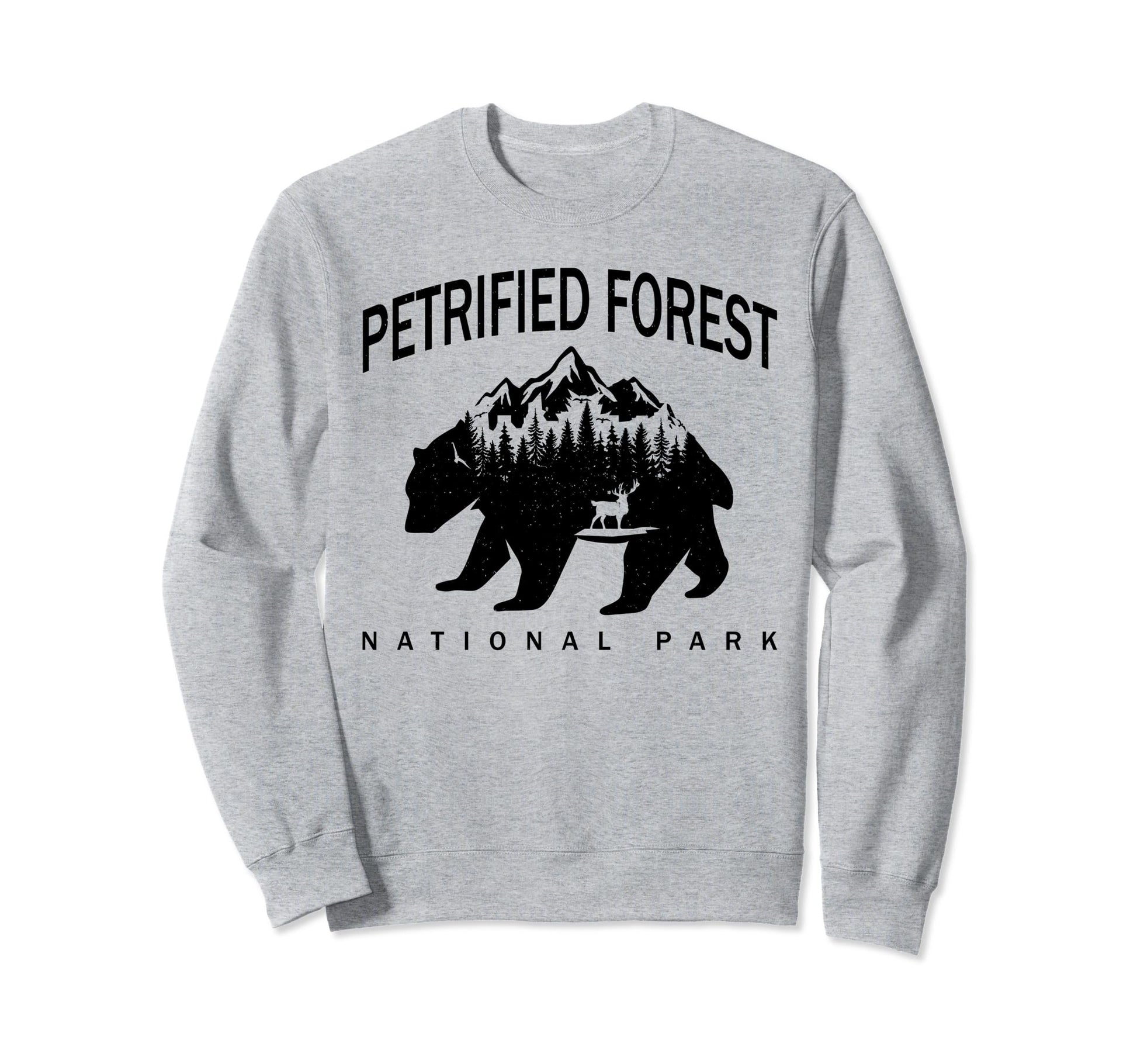 Petrified Forest National Park Bear Sweatshirt - Minimalist Print Unisex - T-Shirt, Sweatshirt, Hoodie