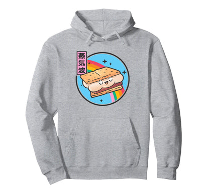 Happy Smore Rainbow Japan 80S Otaku Hoodie - Casual Everyday Wear Unisex - T-Shirt, Sweatshirt, Hoodie