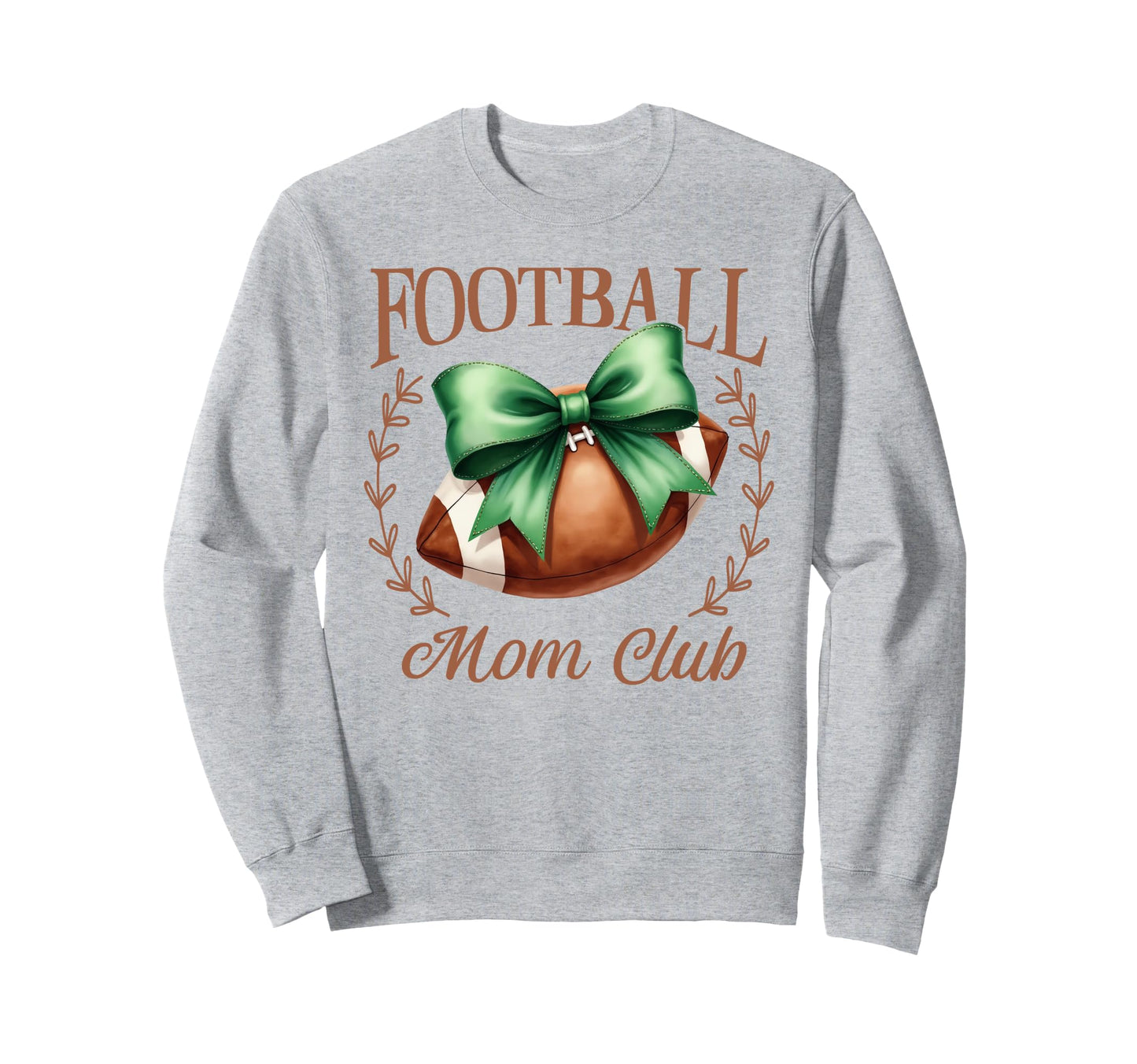 Game Day Green Croquette Bow Sweatshirt - Aesthetic Graphic for Adults - T-Shirt, Sweatshirt, Hoodie