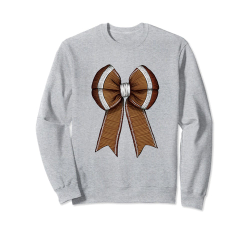 Womens Moms Coquette Bow Football Sweatshirt - Unique Graphic for Adults - T-Shirt, Sweatshirt, Hoodie