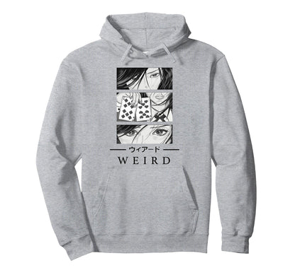Anime Wird Japanese Art Aesthetic Hoodie - Trendy Graphic for Adults - T-Shirt, Sweatshirt, Hoodie