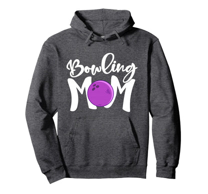 Bowling Mom Mama Bowling Mothers Day Hoodie - Trendy Graphic Unisex - T-Shirt, Sweatshirt, Hoodie
