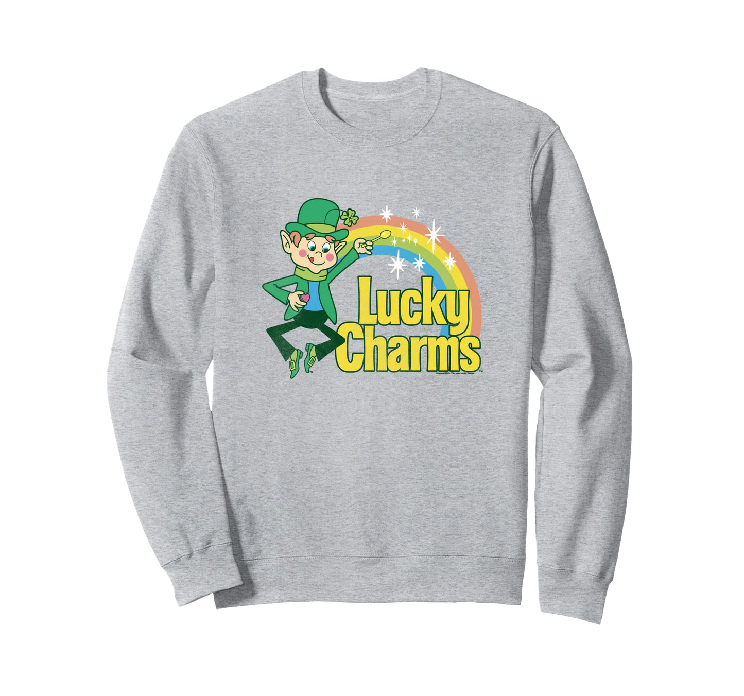 Lucky Charms 80S Lucky Leprechaun Sweatshirt - Graphic Print Men Women - T-Shirt, Sweatshirt, Hoodie