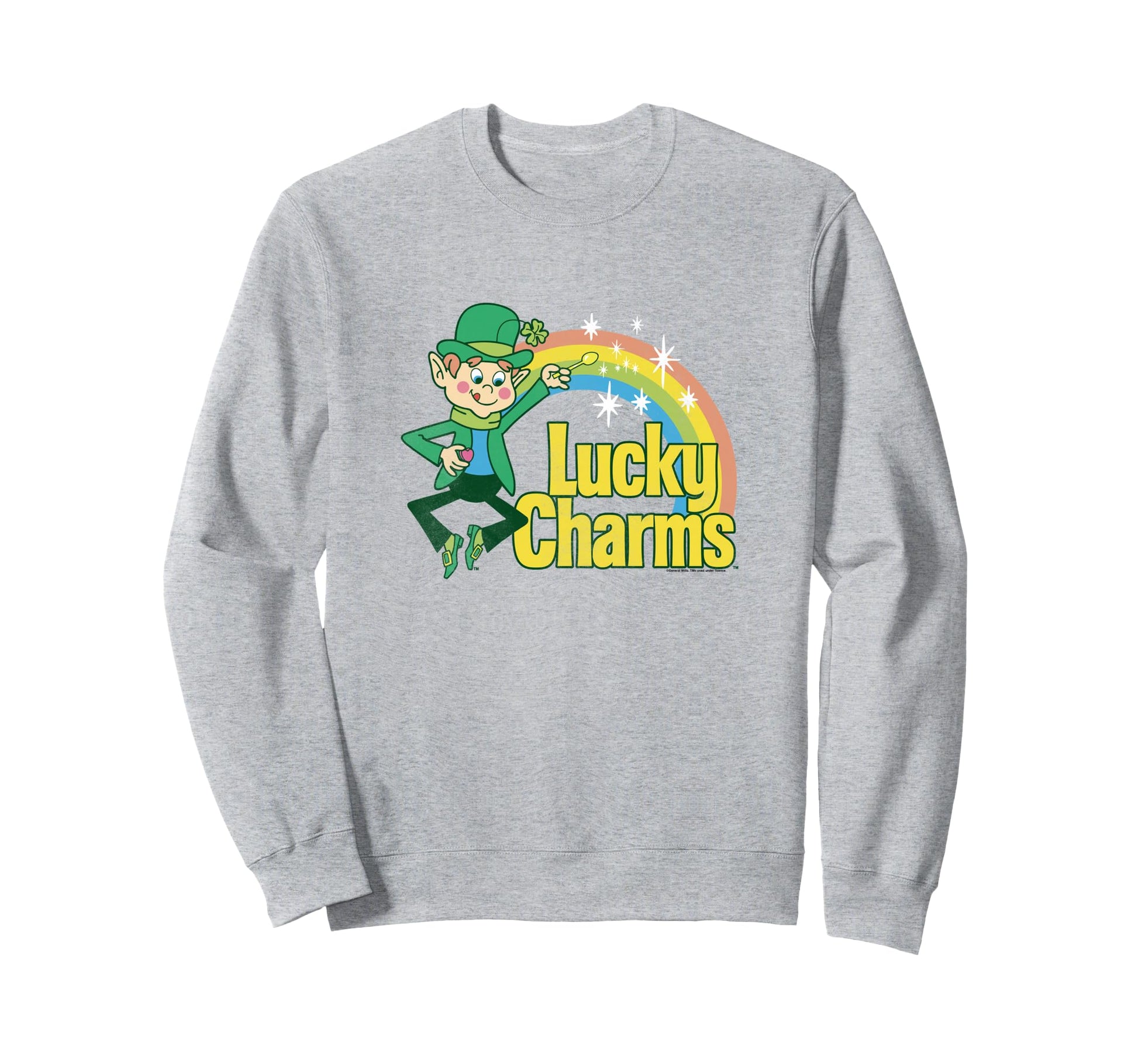 Lucky Charms 80S Lucky Leprechaun Sweatshirt - Graphic Print Men Women - T-Shirt, Sweatshirt, Hoodie