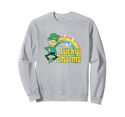 Lucky Charms 80S Lucky Leprechaun Sweatshirt - Minimalist Print Unisex - T-Shirt, Sweatshirt, Hoodie