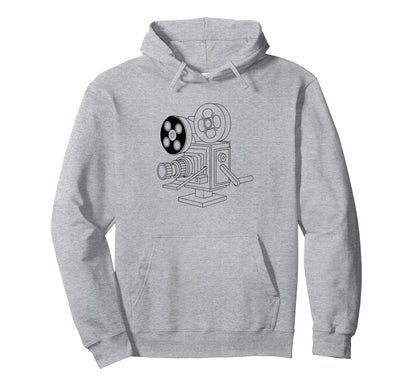 Photography Lover Camara Old School Camera Hoodie - Graphic Print Men Women - T-Shirt, Sweatshirt, Hoodie