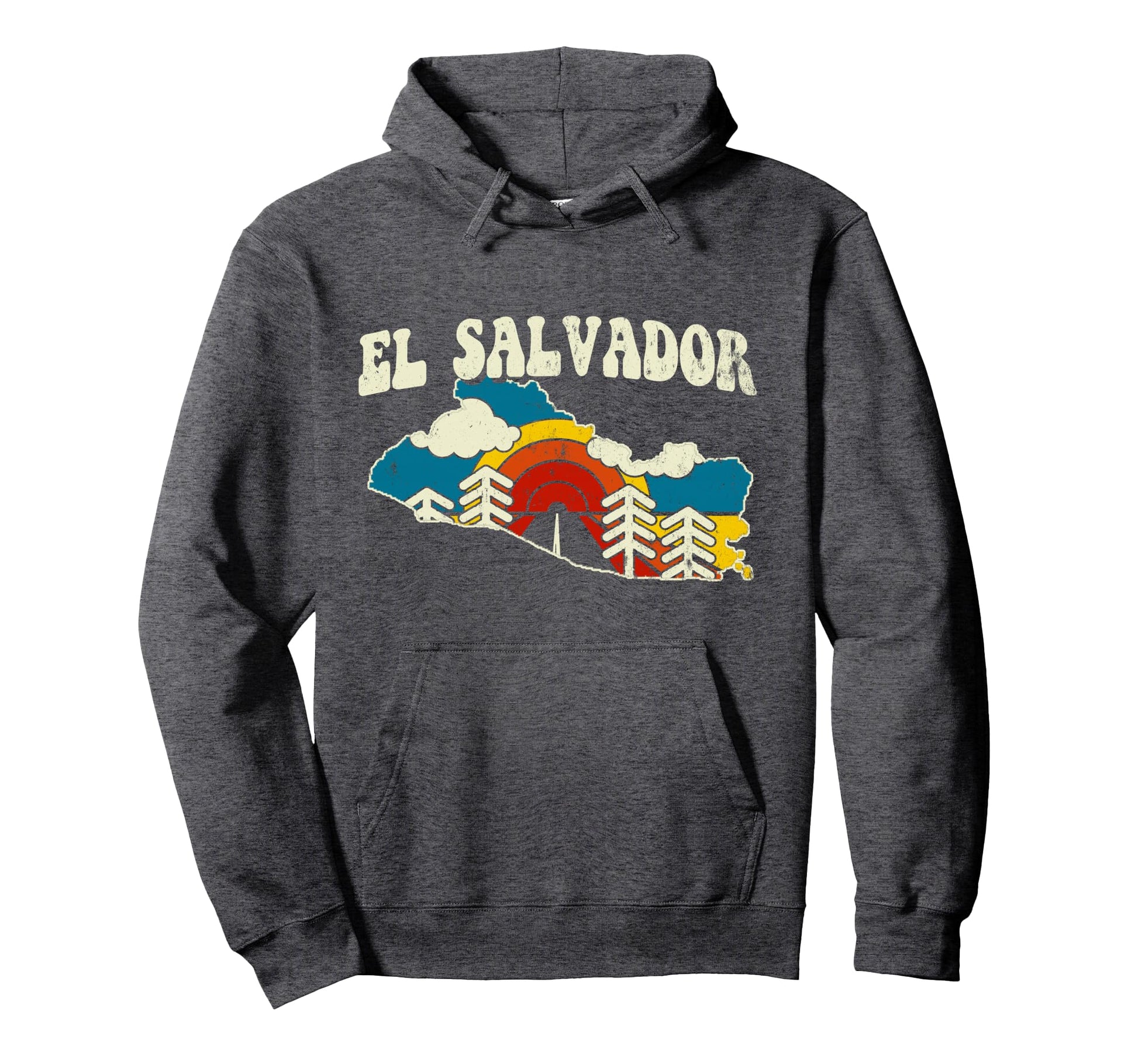 El Salvador Salvadorian Country Hoodie - Fun Novelty Design for Adults - T-Shirt, Sweatshirt, Hoodie