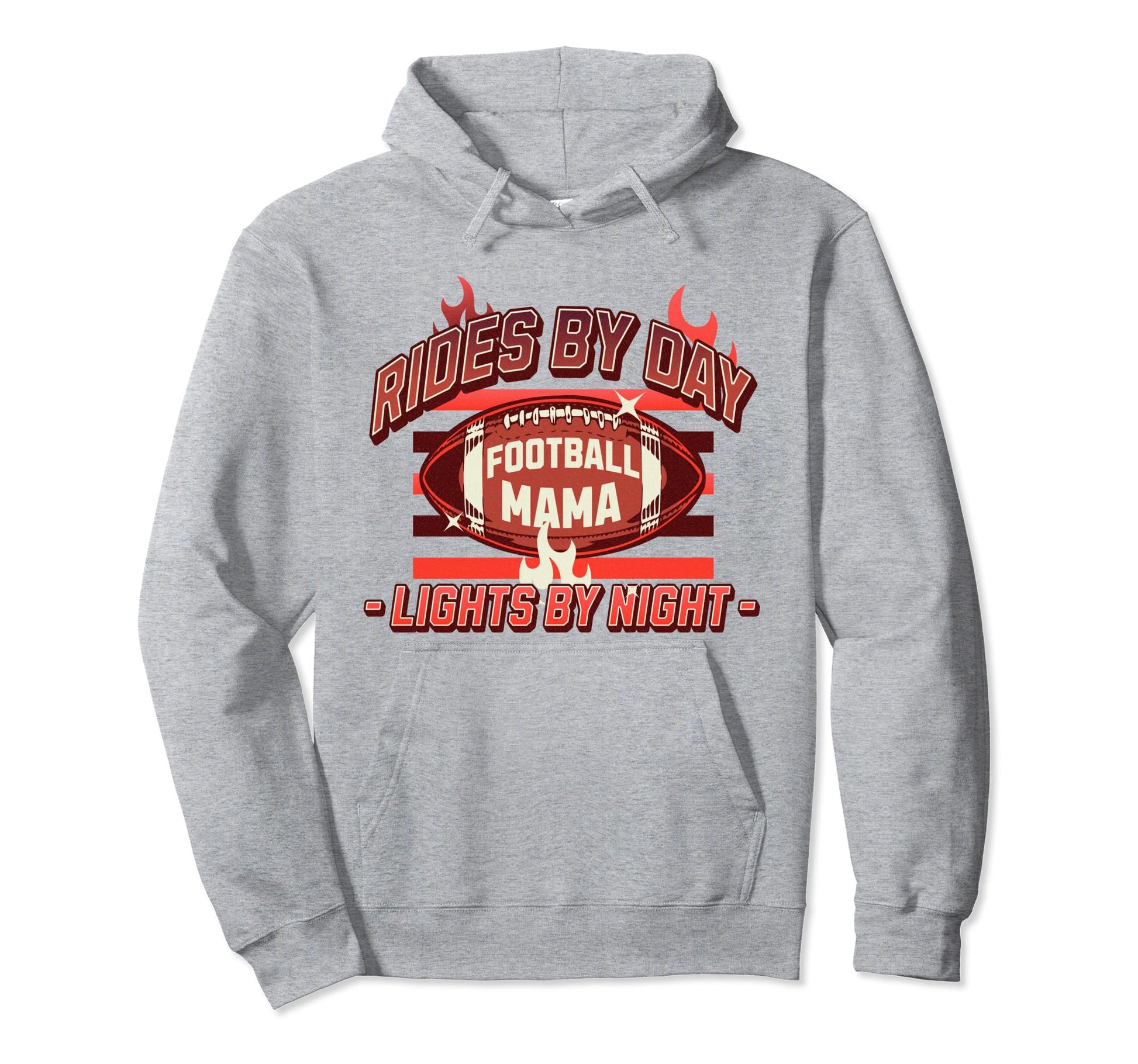 Football Mama Mothers Day Mom Player Hoodie - Aesthetic Graphic Unisex - T-Shirt, Sweatshirt, Hoodie