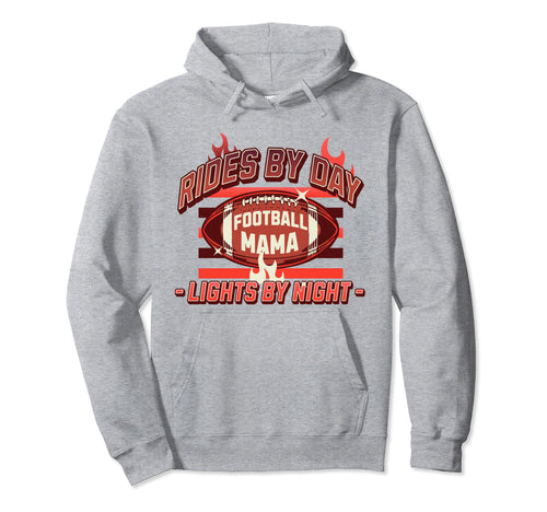 Football Mama Mothers Day Mom Player Hoodie - Aesthetic Graphic Unisex - T-Shirt, Sweatshirt, Hoodie