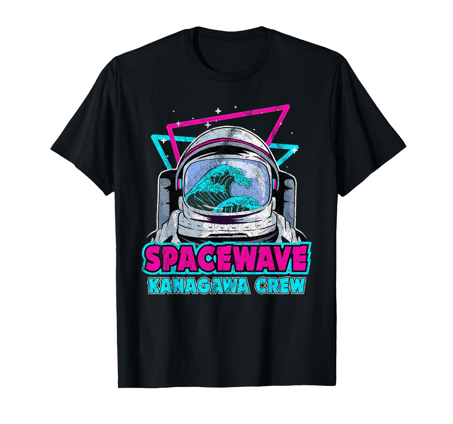 Spacewave Kanagawa Crew 90S Pastel T-Shirt - Fun Novelty Design for Adults - T-Shirt, Sweatshirt, Hoodie