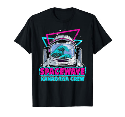 Spacewave Kanagawa Crew 90S Pastel T-Shirt - Fun Novelty Design for Adults - T-Shirt, Sweatshirt, Hoodie