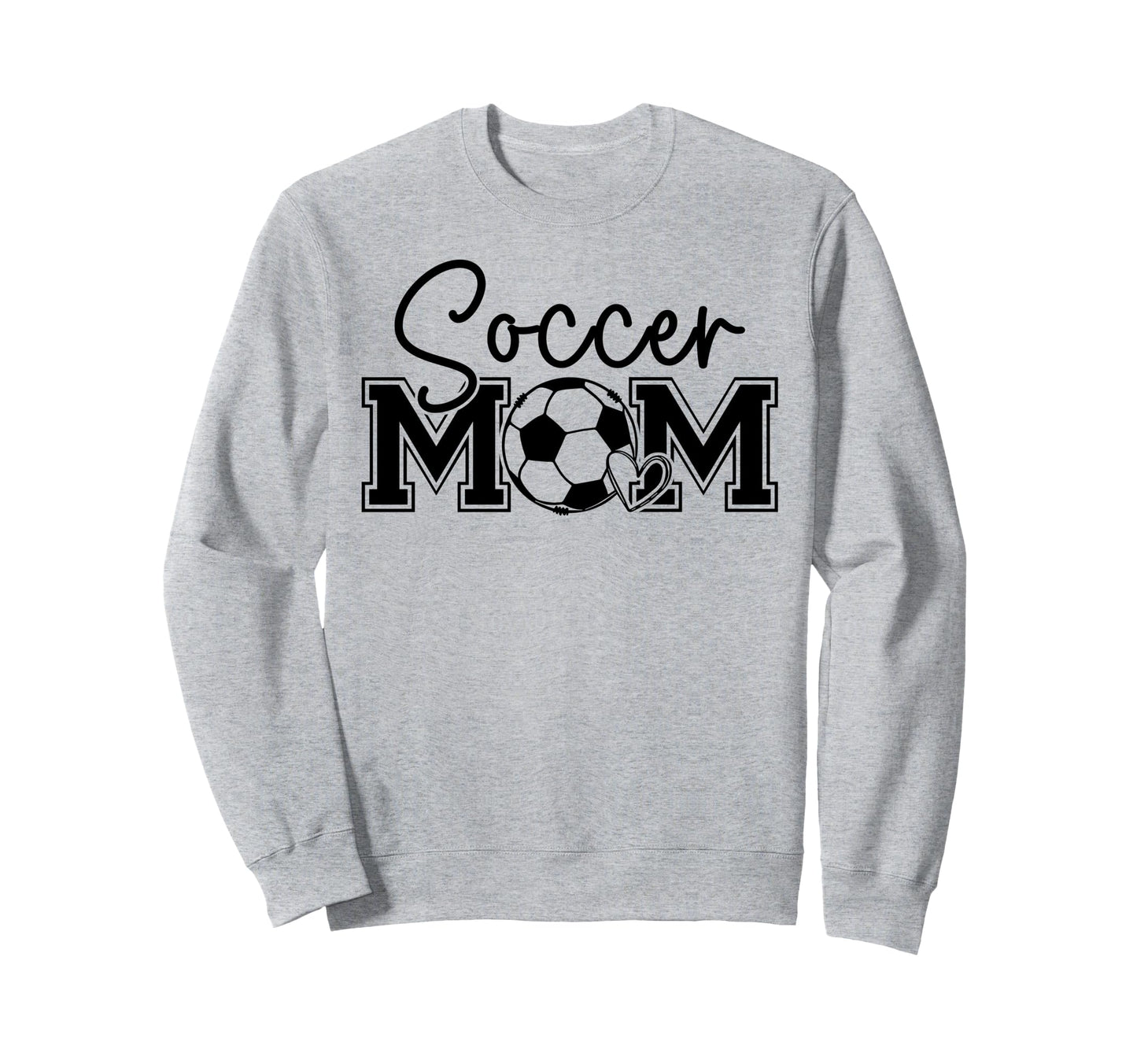 Soccer Mom Heart Game Day Vibes Sweatshirt - Custom Art Print Men Women - T-Shirt, Sweatshirt, Hoodie