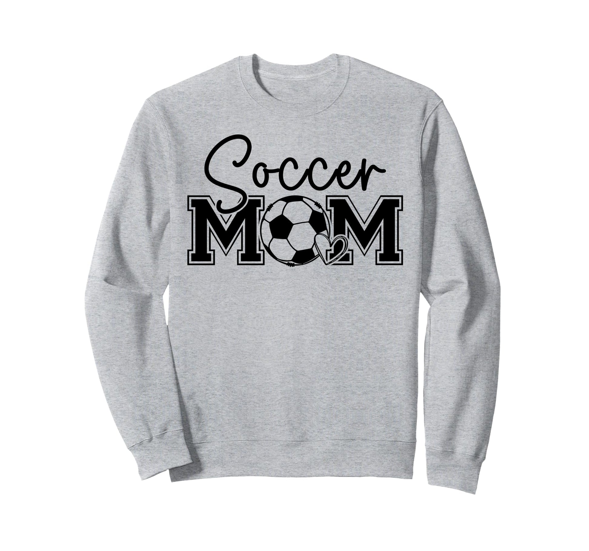Soccer Mom Heart Game Day Vibes Sweatshirt - Custom Art Print Men Women - T-Shirt, Sweatshirt, Hoodie