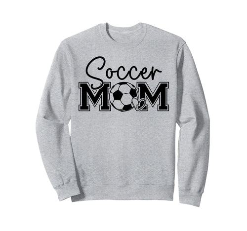Soccer Mom Heart Game Day Vibes Sweatshirt - Custom Art Print Men Women - T-Shirt, Sweatshirt, Hoodie