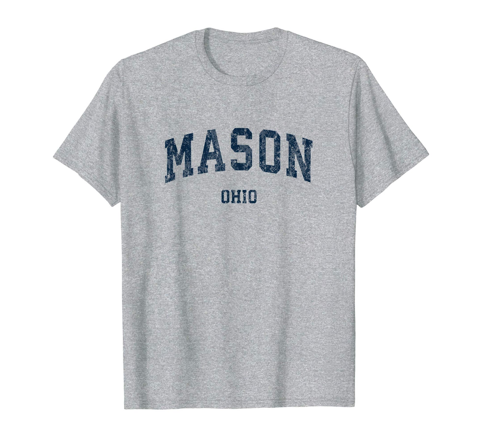 Mason Ohio Oh Varsity Sports Navy T-Shirt - Fun Novelty Design Men Women - T-Shirt, Sweatshirt, Hoodie