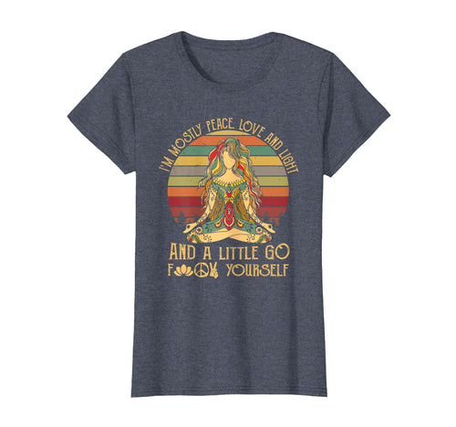 Im Mostly Peace Love And Light Little T-Shirt - Minimalist Print Men Women - T-Shirt, Sweatshirt, Hoodie