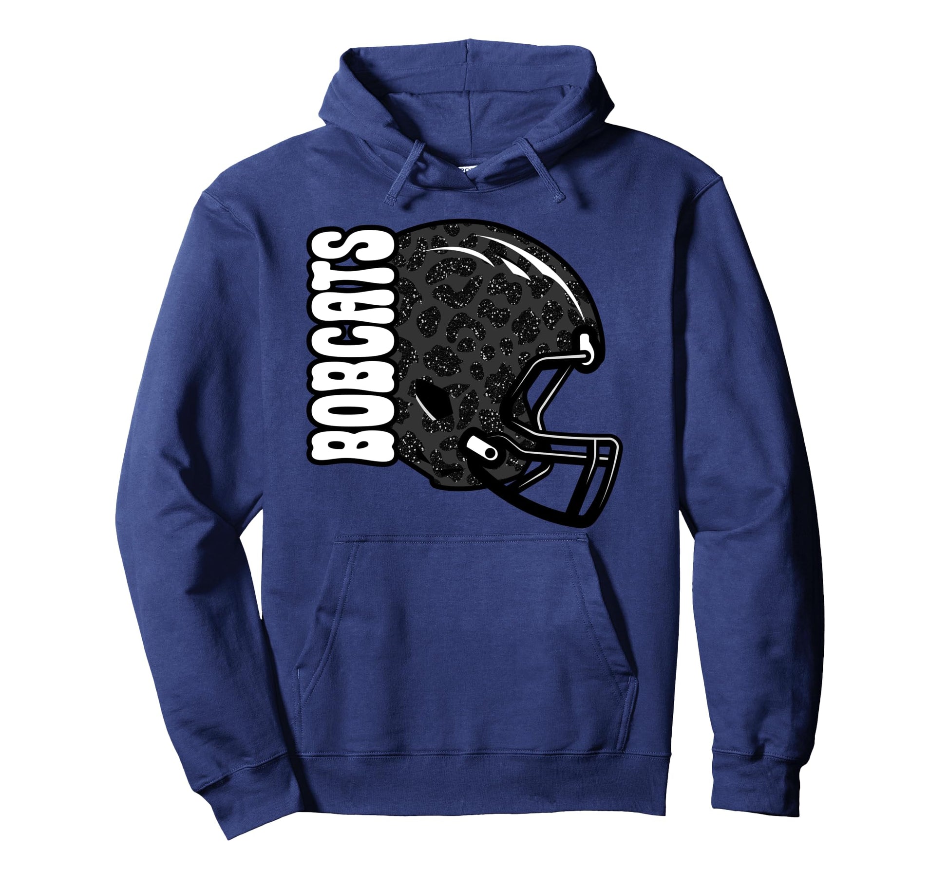 Bobcats Football Mom Game Day Hoodie - Fun Novelty Design for Adults - T-Shirt, Sweatshirt, Hoodie