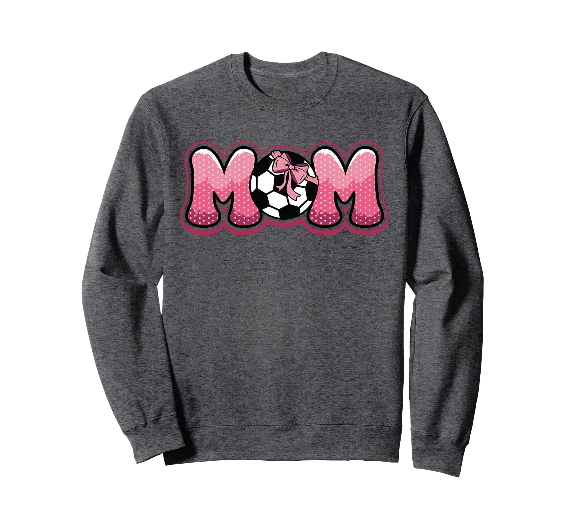 Soccer Mom Coquette Bow Game Day Mama Sweatshirt - Trendy Graphic Unisex - T-Shirt, Sweatshirt, Hoodie