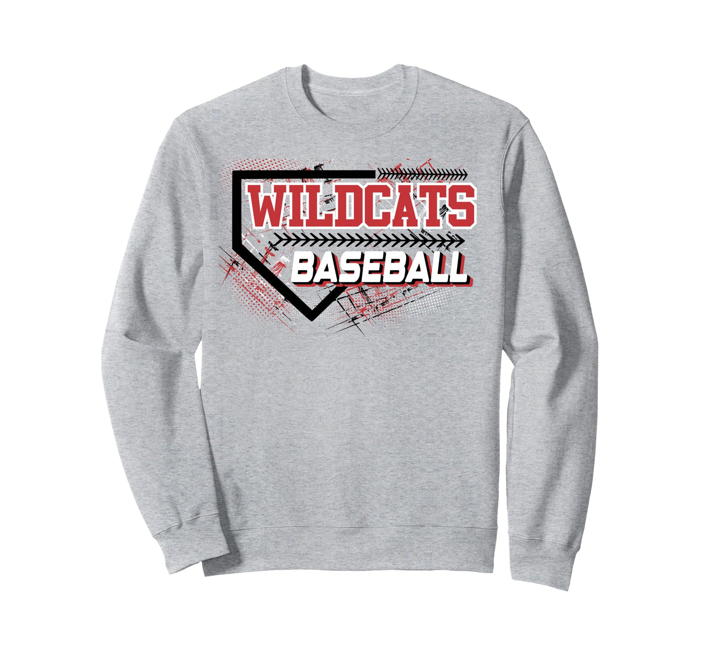 Wildcats Baseball Mom Sports Game Day Sweatshirt - Unique Graphic Unisex - T-Shirt, Sweatshirt, Hoodie