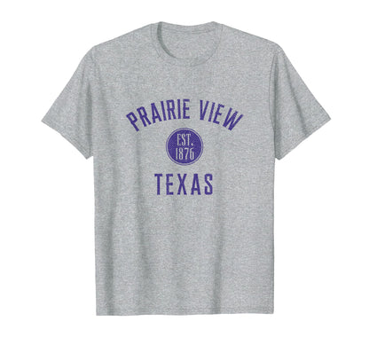 Prairie View Texas Varsity Distressed T-Shirt - Trendy Graphic Unisex - T-Shirt, Sweatshirt, Hoodie