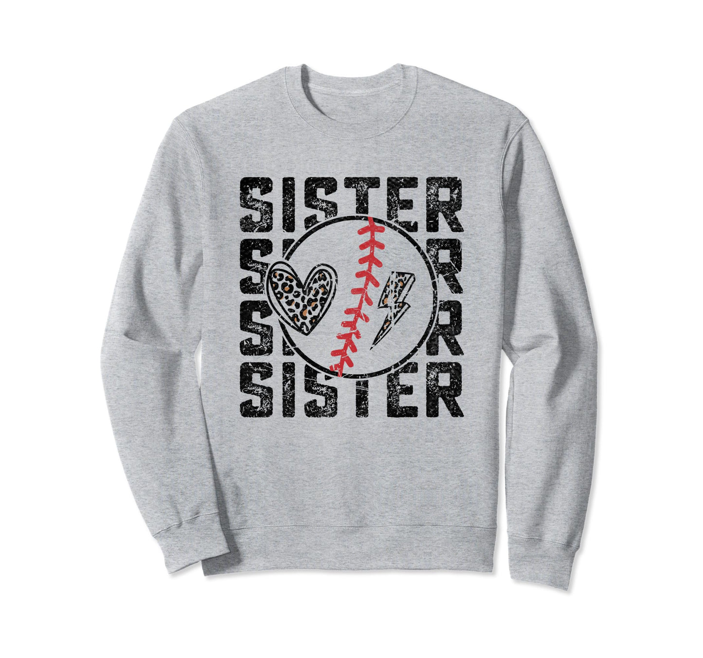 Baseball Sister Sport Sweatshirt - Novelty Apparel for Adults - T-Shirt, Sweatshirt, Hoodie