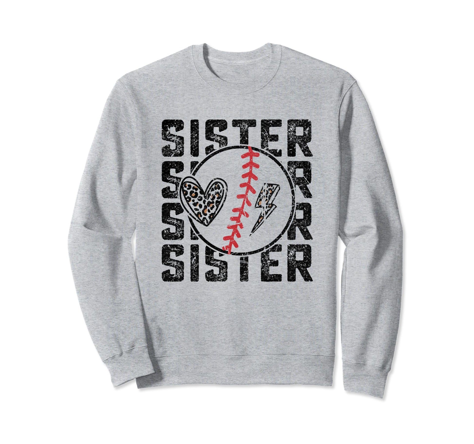 Baseball Sister Sport Sweatshirt - Novelty Apparel for Adults - T-Shirt, Sweatshirt, Hoodie