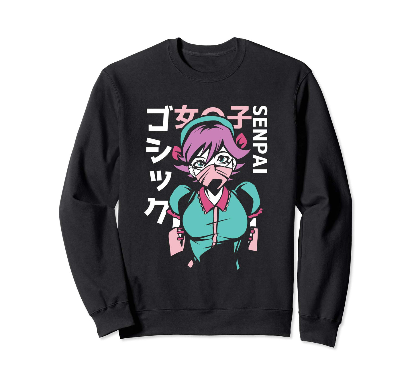 Japanse Anime Senpai Sweatshirt - Streetwear Style for Adults - T-Shirt, Sweatshirt, Hoodie