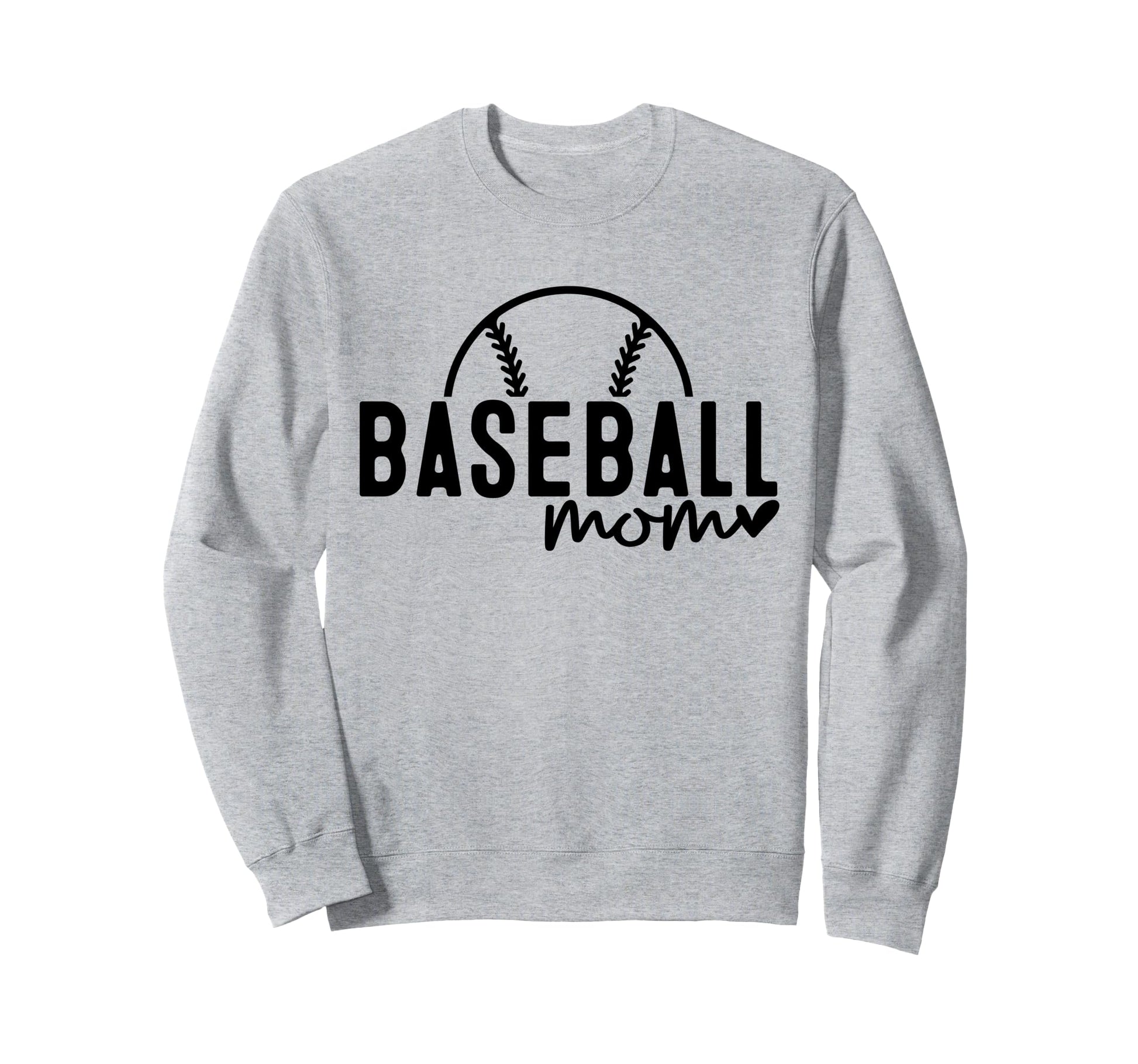 Baseball Mom Mommy Mother Game Day Sweatshirt - Trendy Graphic for Adults - T-Shirt, Sweatshirt, Hoodie