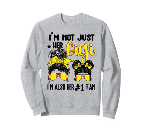 Softball Grandma Gigi Granddaughter Sweatshirt - Minimalist Print Unisex - T-Shirt, Sweatshirt, Hoodie