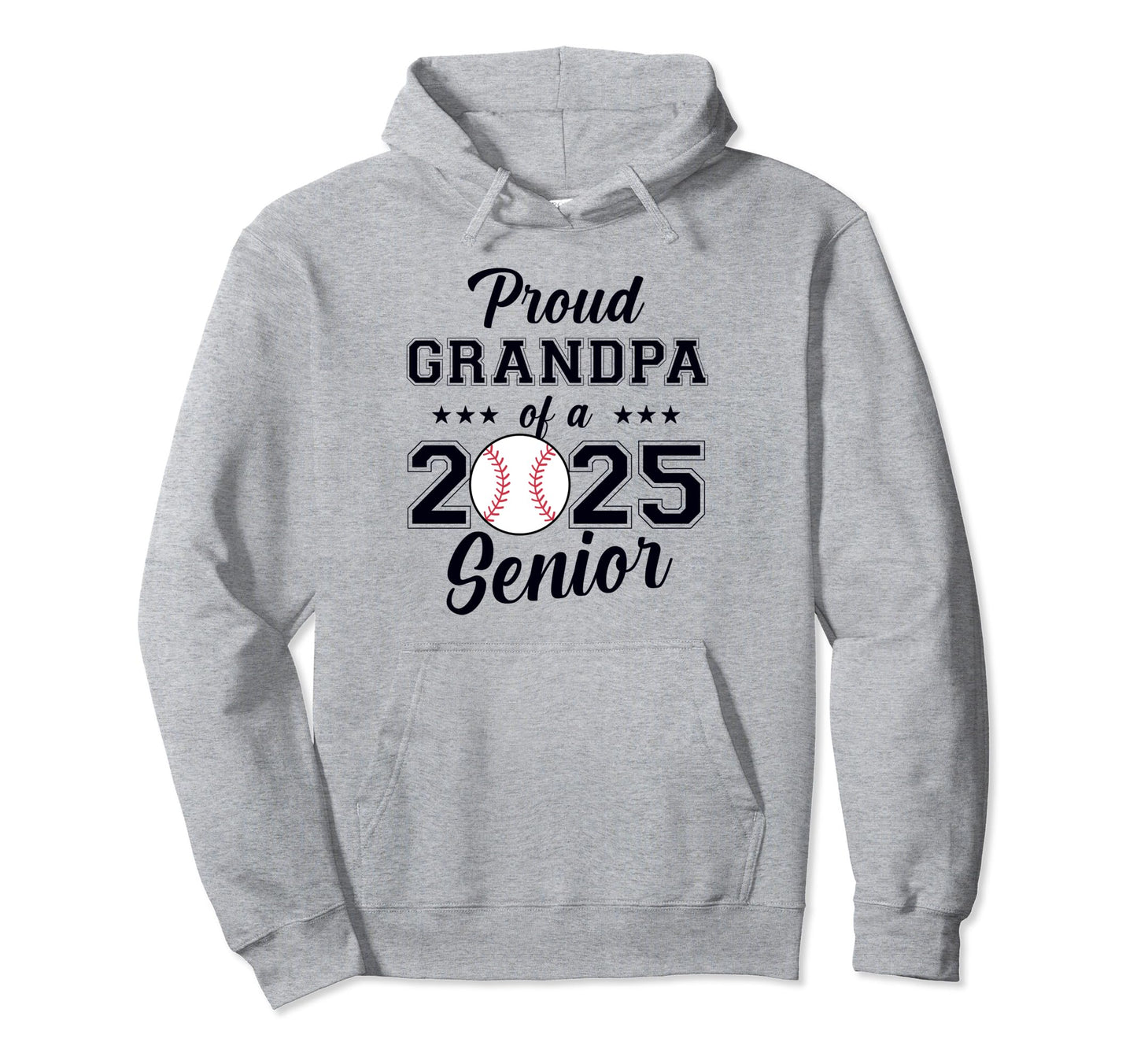 Class 2025 Baseball Grandpa Senior Hoodie - Minimalist Print for Adults - T-Shirt, Sweatshirt, Hoodie