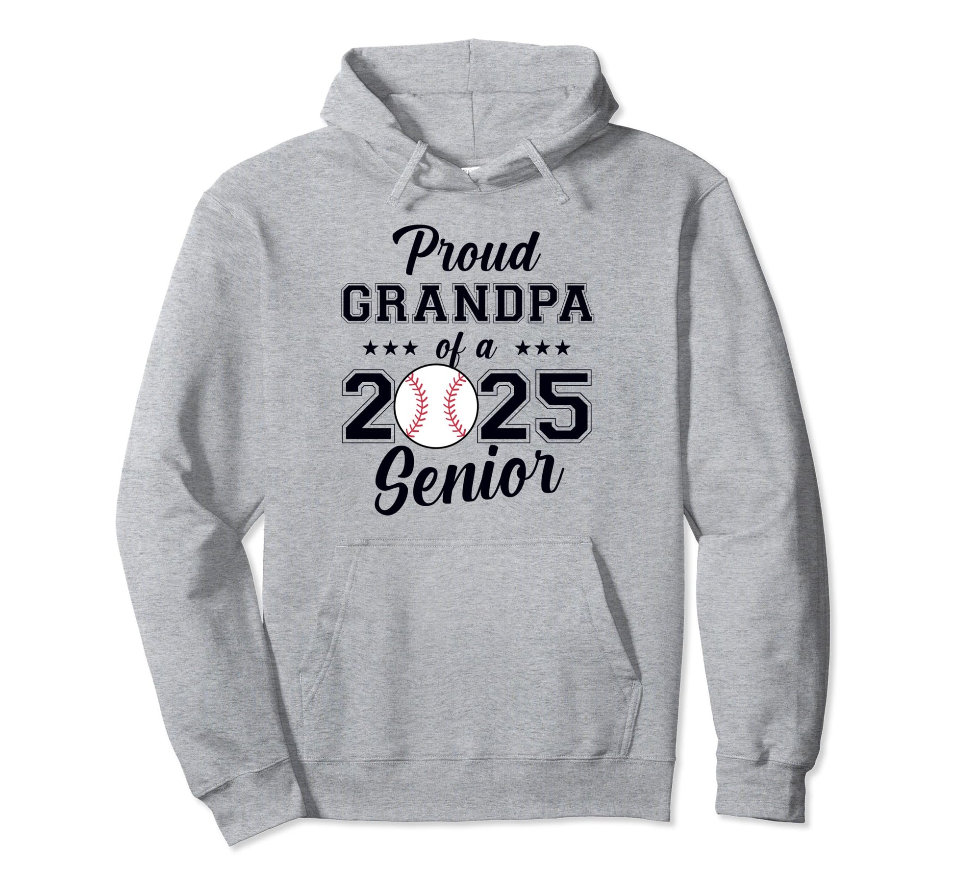 Class 2025 Baseball Grandpa Senior Hoodie - Minimalist Print for Adults - T-Shirt, Sweatshirt, Hoodie