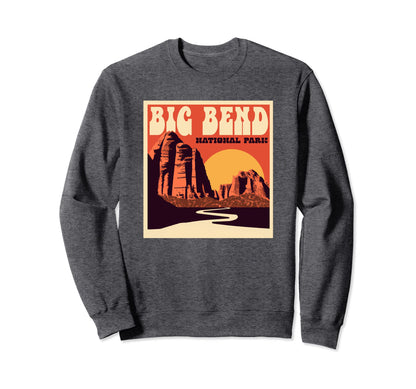 Big Bend Texas National Park Sweatshirt - Custom Art Print Unisex - T-Shirt, Sweatshirt, Hoodie