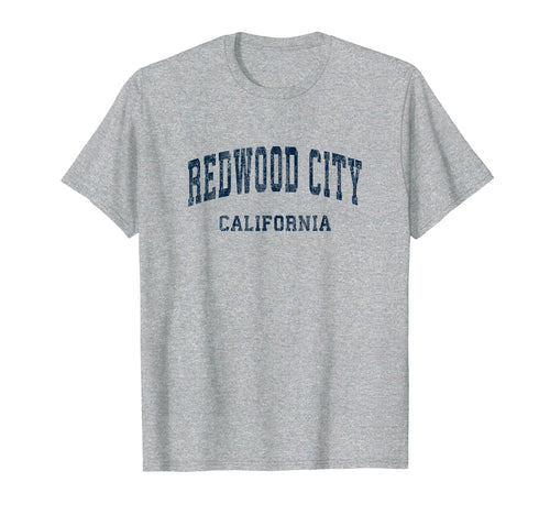 Redwood City California Ca Varsity T-Shirt - Aesthetic Graphic Unisex - T-Shirt, Sweatshirt, Hoodie